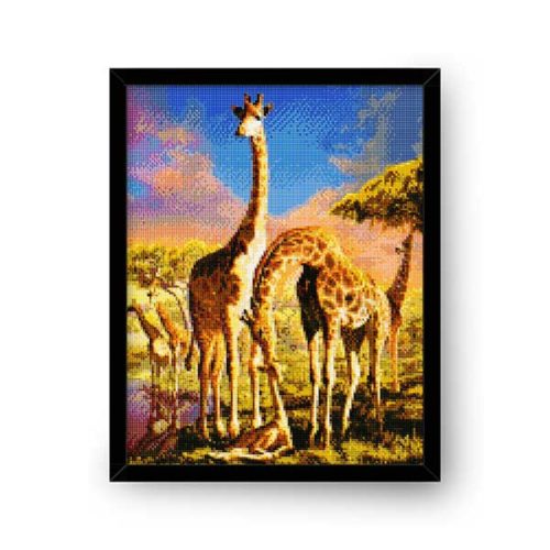 Diamantové-malování-žirafí-rodinka-rám-obraz-opt