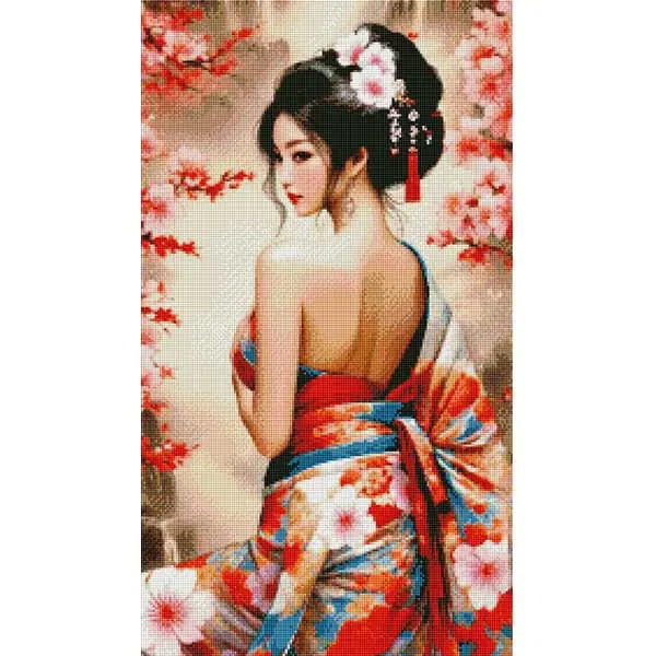 Diamantové-maľovani-Japonská-žena.obraz