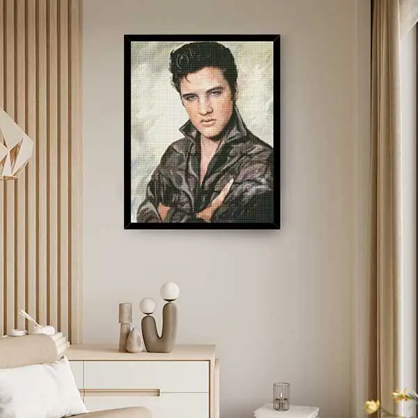 Diamantové-malování-Portrét-Elvis.rám-zed